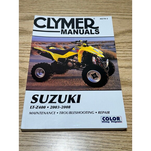 2003-2008 Suzuki LT-Z400 Repair‎ Service Manual M270-2 2004 2005 2006 2007 - Picture 1 of 6